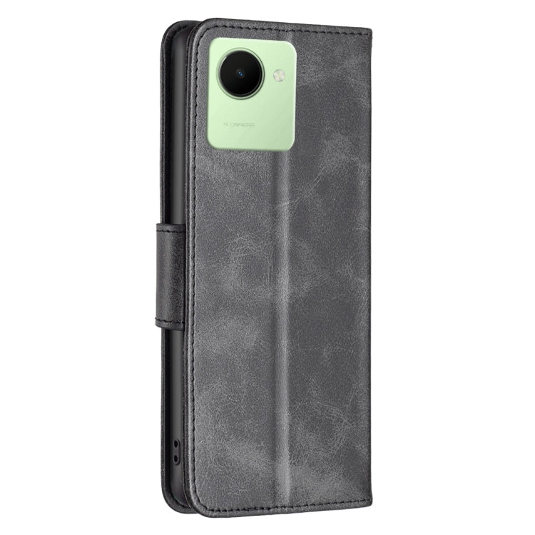 For Realme C30 Lambskin Texture Leather Phone Case