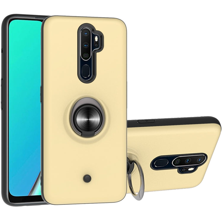 For OPPO A9 2020 2 In 1 PC + TPU Protective Case with 360 Degrees Rotating Ring Holder