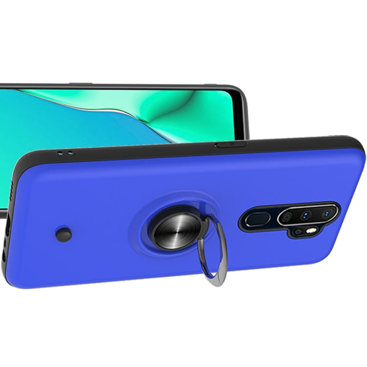 For OPPO A9 2020 2 In 1 PC + TPU Protective Case with 360 Degrees Rotating Ring Holder