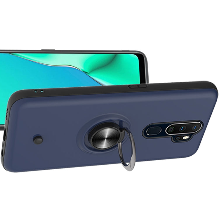 For OPPO A9 2020 2 In 1 PC + TPU Protective Case with 360 Degrees Rotating Ring Holder