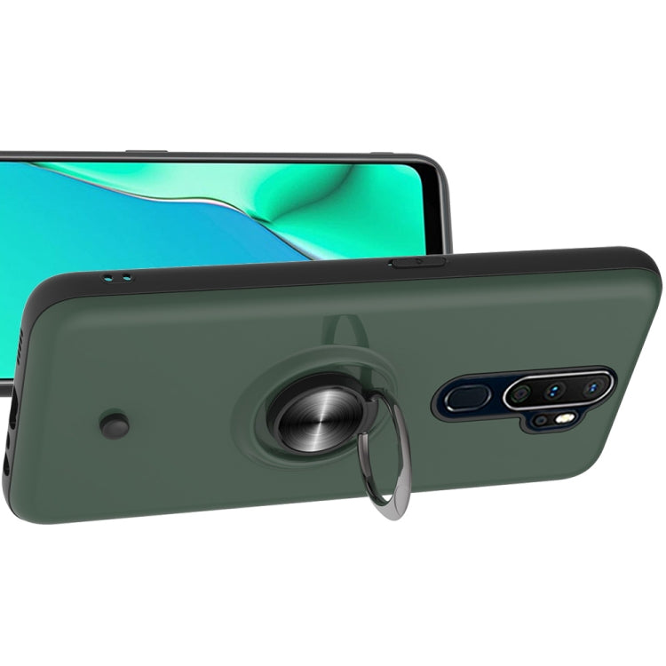 For OPPO A9 2020 2 In 1 PC + TPU Protective Case with 360 Degrees Rotating Ring Holder