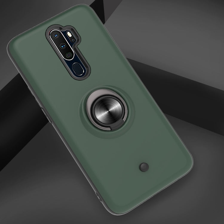 For OPPO A9 2020 2 In 1 PC + TPU Protective Case with 360 Degrees Rotating Ring Holder