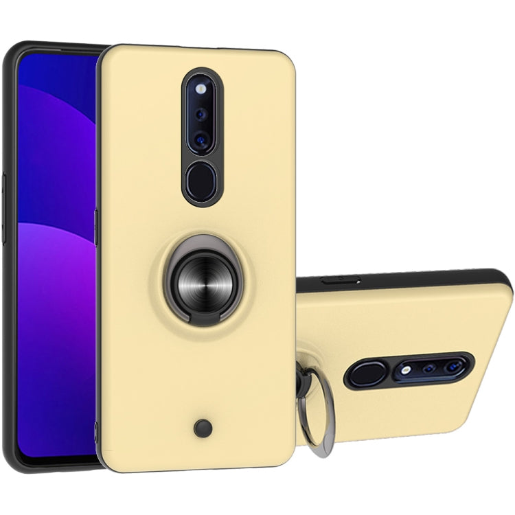 For OPPO F11 PRO 2 In 1 PC + TPU Protective Case with 360 Degrees Rotating Ring Holder