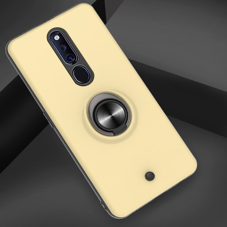 For OPPO F11 PRO 2 In 1 PC + TPU Protective Case with 360 Degrees Rotating Ring Holder