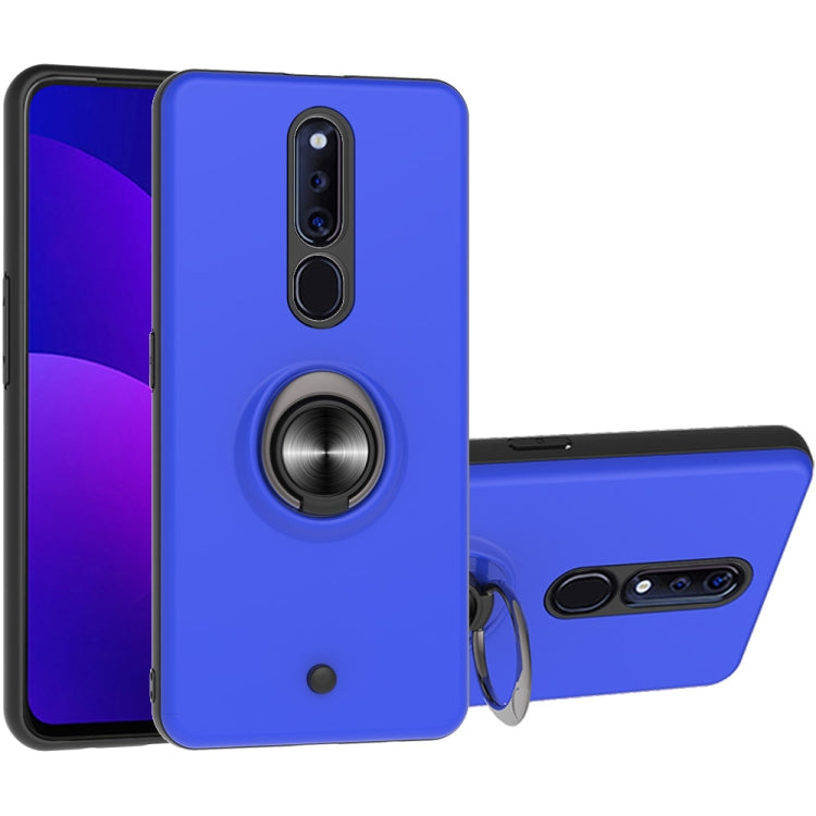 For OPPO F11 PRO 2 In 1 PC + TPU Protective Case with 360 Degrees Rotating Ring Holder