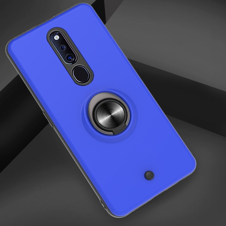 For OPPO F11 PRO 2 In 1 PC + TPU Protective Case with 360 Degrees Rotating Ring Holder