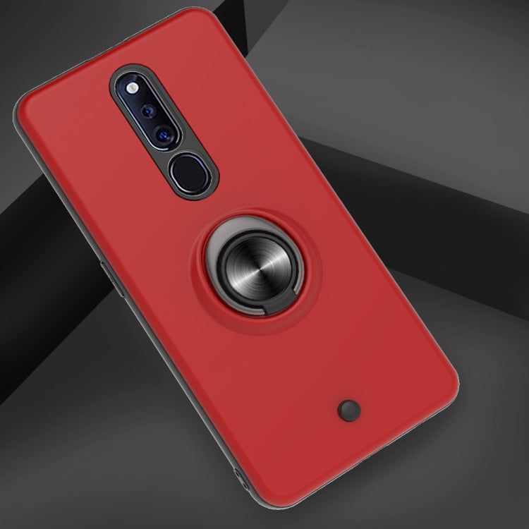For OPPO F11 PRO 2 In 1 PC + TPU Protective Case with 360 Degrees Rotating Ring Holder
