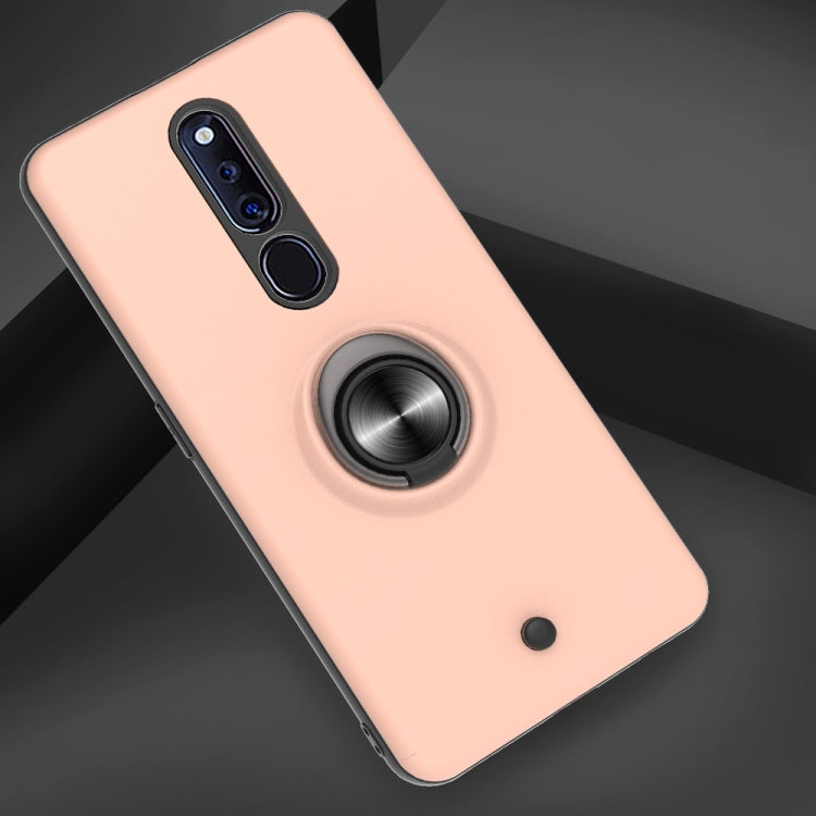 For OPPO F11 PRO 2 In 1 PC + TPU Protective Case with 360 Degrees Rotating Ring Holder