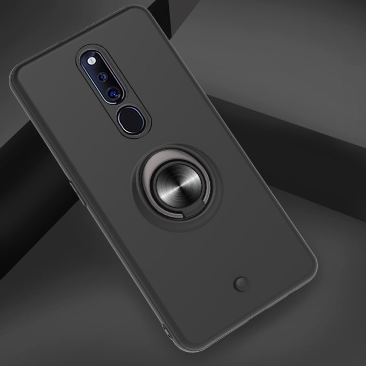 For OPPO F11 PRO 2 In 1 PC + TPU Protective Case with 360 Degrees Rotating Ring Holder