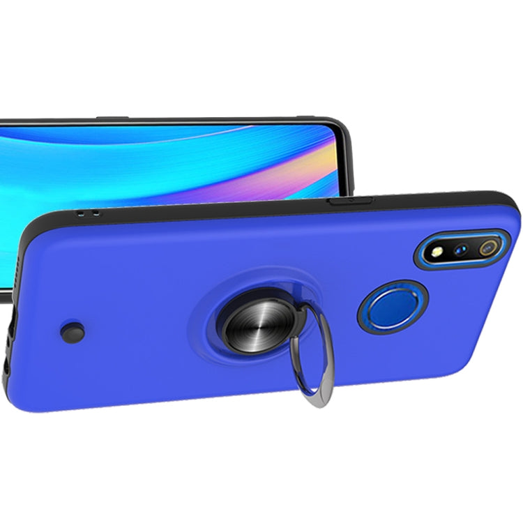 For OPPO Realme 3 Pro 2 In 1 PC + TPU Protective Case with 360 Degrees Rotating Ring Holder