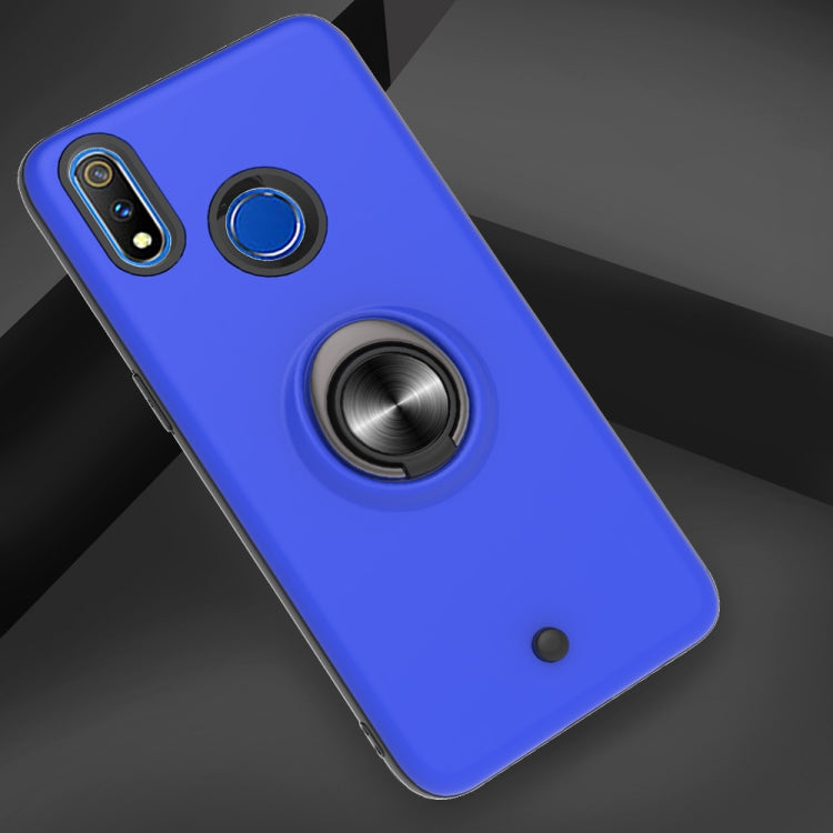 For OPPO Realme 3 Pro 2 In 1 PC + TPU Protective Case with 360 Degrees Rotating Ring Holder