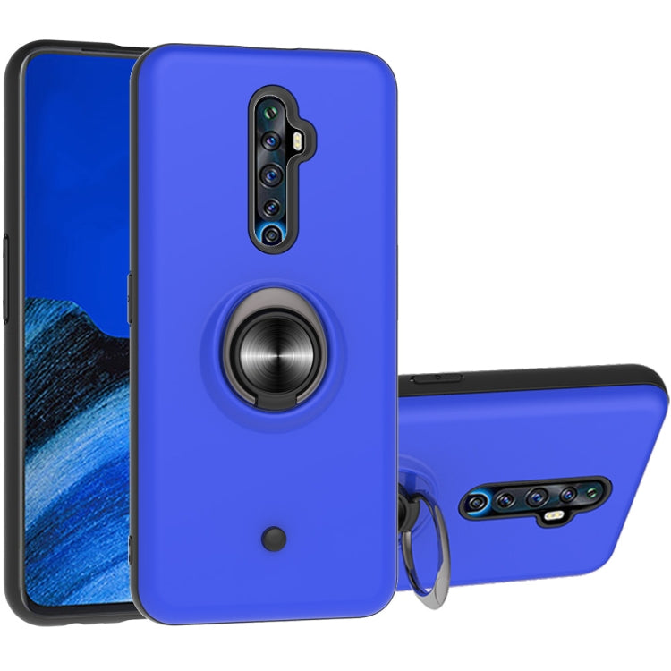 For OPPO Reno2 Z & Reno2 F 2 In 1 PC + TPU Protective Case with 360 Degrees Rotating Ring Holder