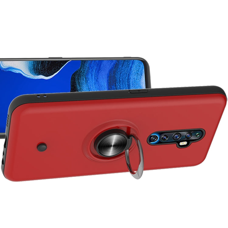 For OPPO Reno2 Z & Reno2 F 2 In 1 PC + TPU Protective Case with 360 Degrees Rotating Ring Holder