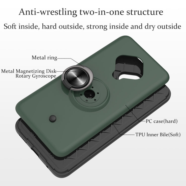 For Vivo V17 & Y9s 2 In 1 PC + TPU Protective Case with 360 Degrees Rotating Ring Holder