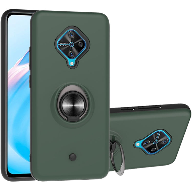 For Vivo V17 & Y9s 2 In 1 PC + TPU Protective Case with 360 Degrees Rotating Ring Holder