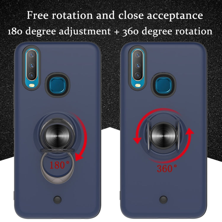 For Vivo Y17 & Y15 & Y12 2 In 1 PC + TPU Protective Case with 360 Degrees Rotating Ring Holder