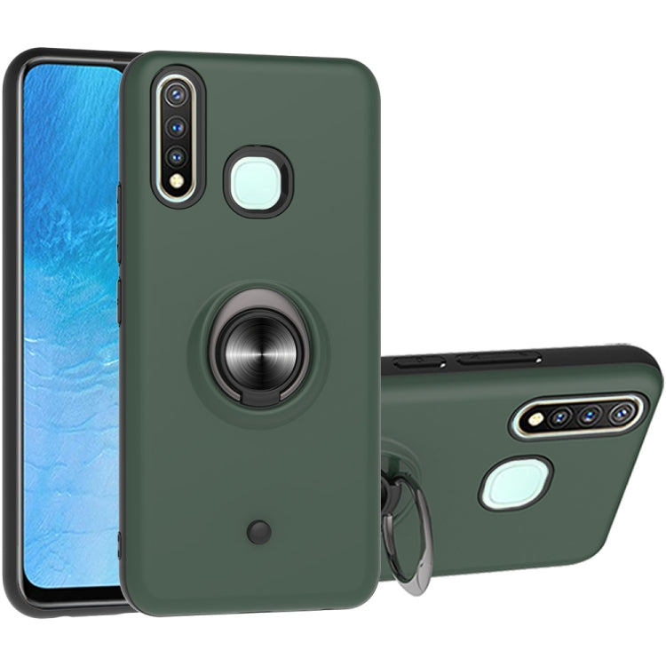 For Vivo Y19 & Y5s 2 In 1 PC + TPU Protective Case with 360 Degrees Rotating Ring Holder
