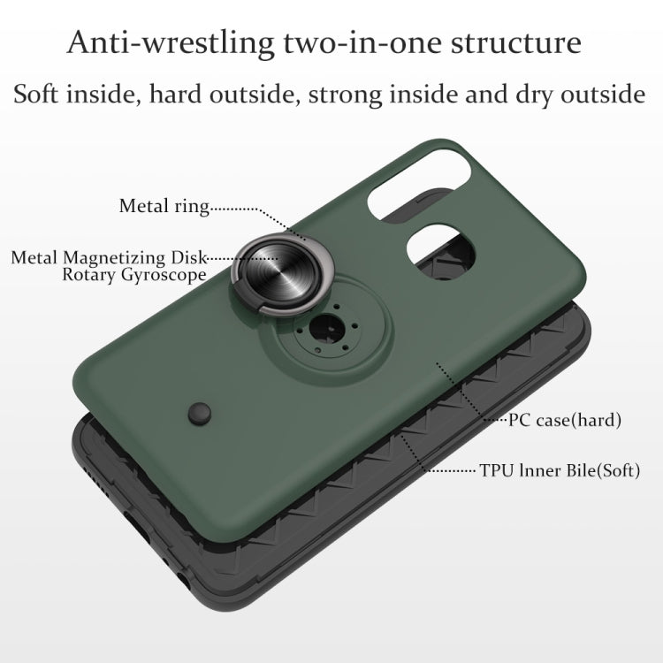 For Vivo Y19 & Y5s 2 In 1 PC + TPU Protective Case with 360 Degrees Rotating Ring Holder