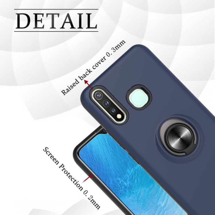 For Vivo Y19 & Y5s 2 In 1 PC + TPU Protective Case with 360 Degrees Rotating Ring Holder