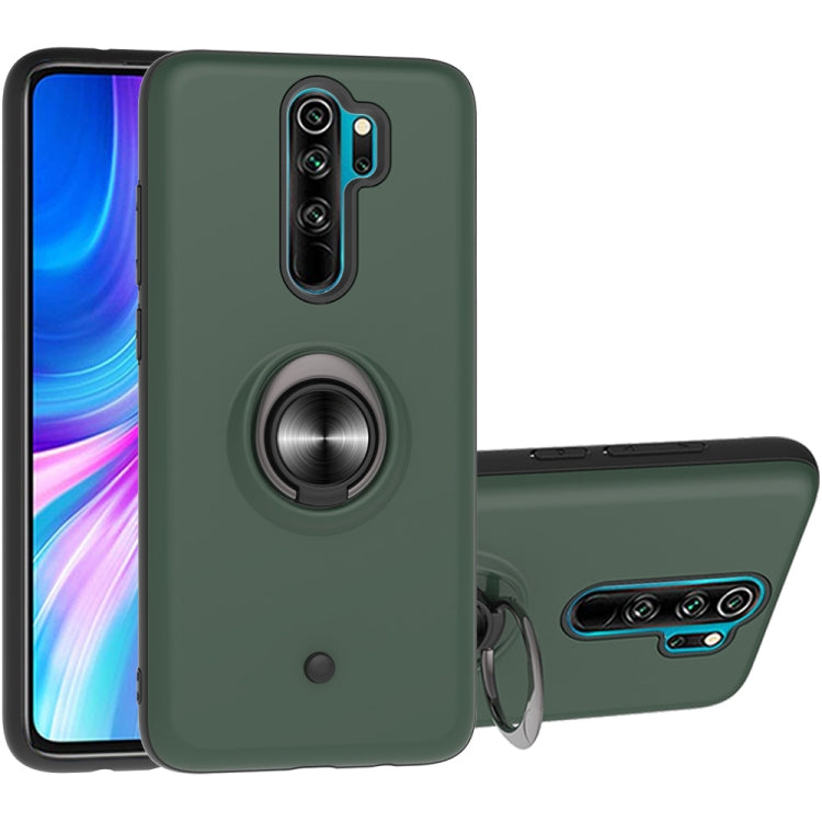 For Xiaomi Redmi Note 8 Pro 2 In 1 PC + TPU Protective Case with 360 Degrees Rotating Ring Holder
