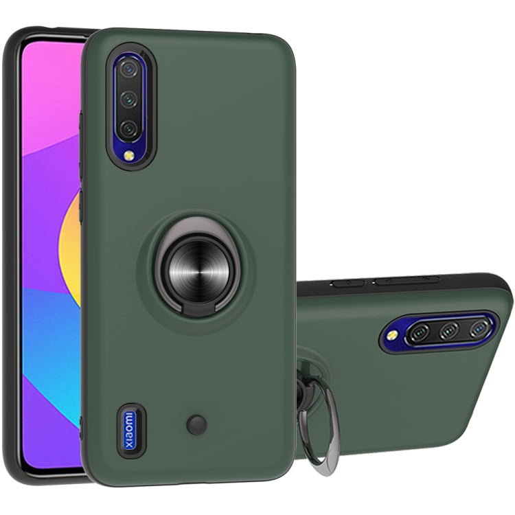 For Xiaomi Mi CC9 & A3 Lite 2 In 1 PC + TPU Protective Case with 360 Degrees Rotating Ring Holder