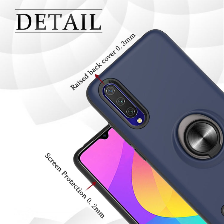 For Xiaomi Mi CC9 & A3 Lite 2 In 1 PC + TPU Protective Case with 360 Degrees Rotating Ring Holder