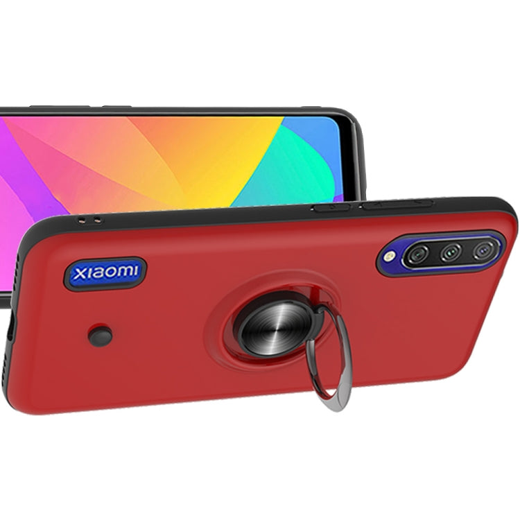 For Xiaomi Mi CC9e & A3 2 In 1 PC + TPU Protective Case with 360 Degrees Rotating Ring Holder