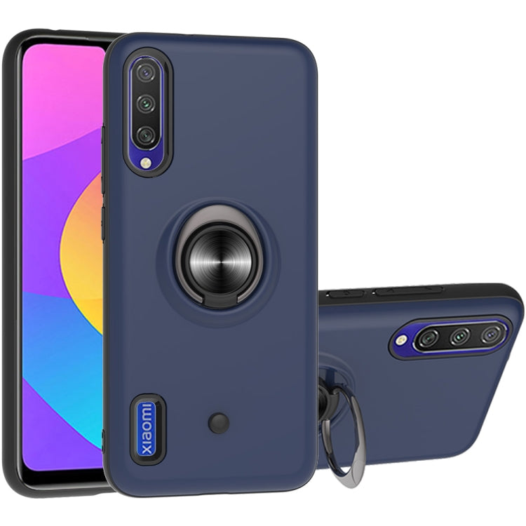 For Xiaomi Mi CC9e & A3 2 In 1 PC + TPU Protective Case with 360 Degrees Rotating Ring Holder