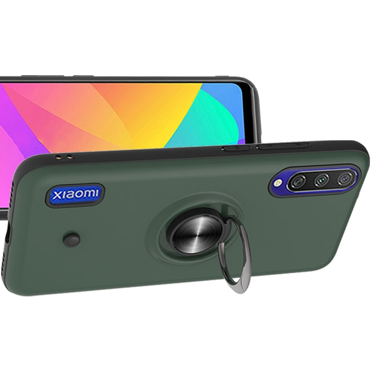 For Xiaomi Mi CC9e & A3 2 In 1 PC + TPU Protective Case with 360 Degrees Rotating Ring Holder