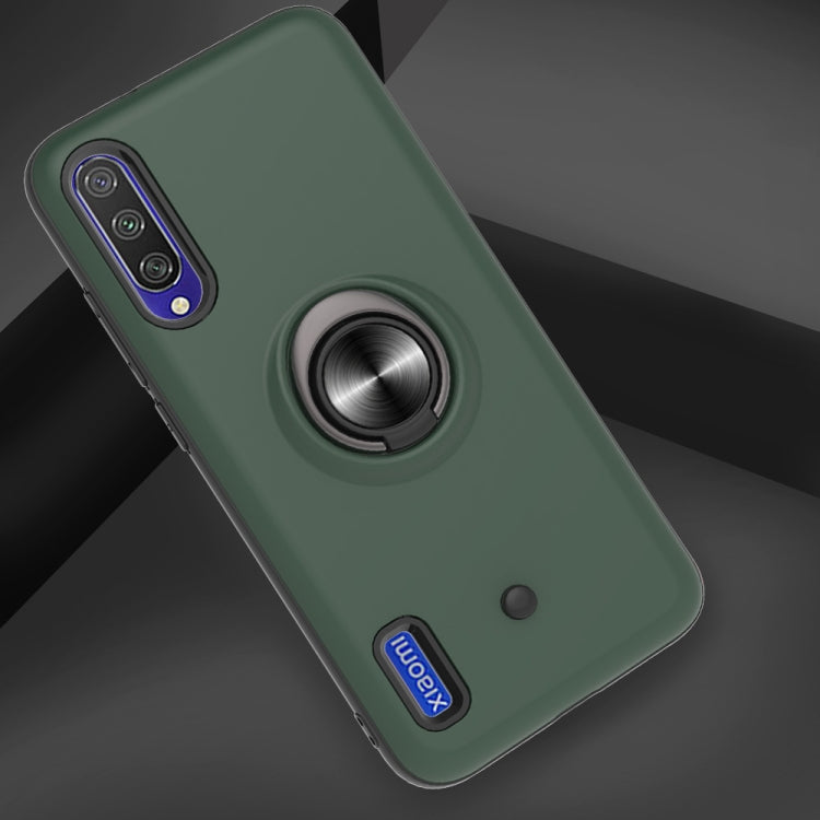 For Xiaomi Mi CC9e & A3 2 In 1 PC + TPU Protective Case with 360 Degrees Rotating Ring Holder