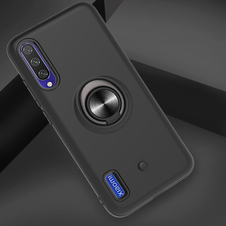 For Xiaomi Mi CC9e & A3 2 In 1 PC + TPU Protective Case with 360 Degrees Rotating Ring Holder