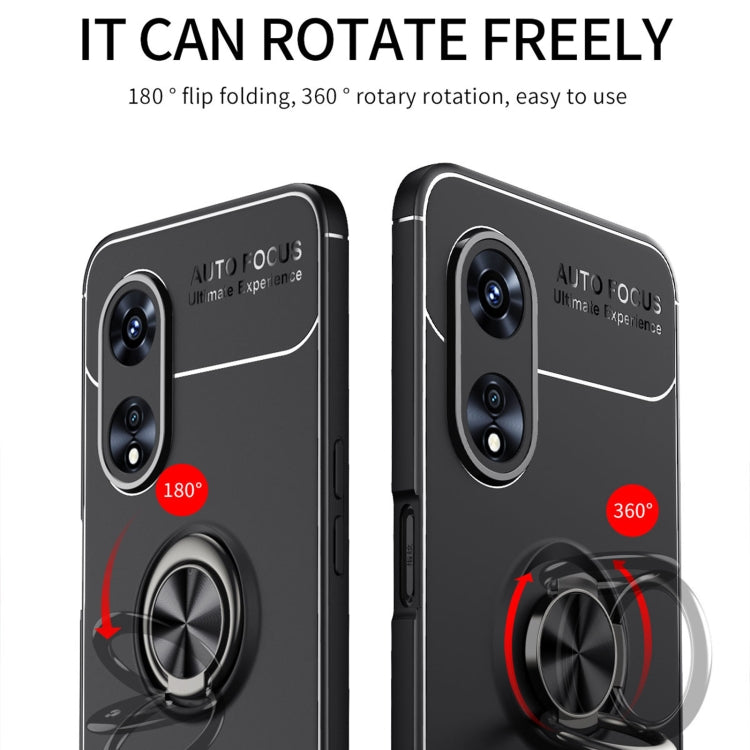 For OPPO A97 5G Metal Ring Holder TPU Phone Case