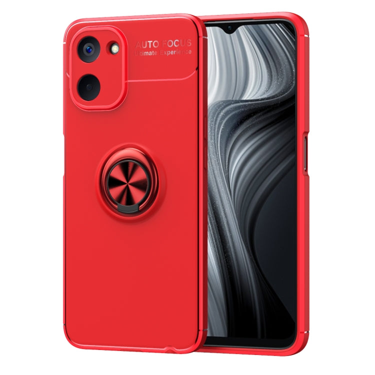 For Realme V20 5G Metal Ring Holder TPU Phone Case