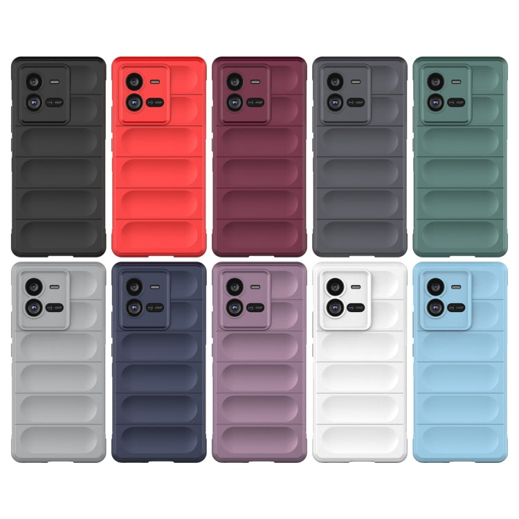 For vivo iQOO 10 Pro 5G Magic Shield TPU + Flannel Phone Case