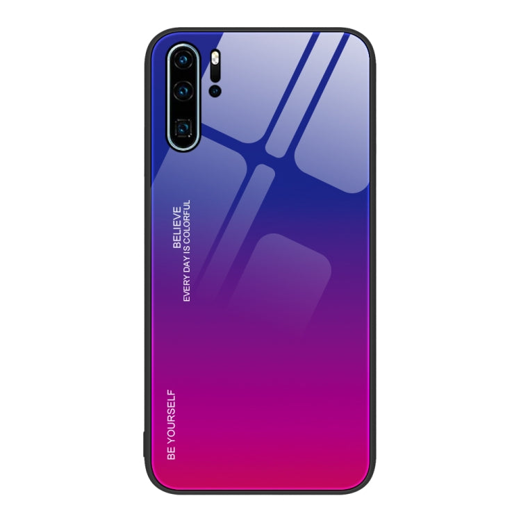 For Huawei P30 Pro Gradient Color Glass Case