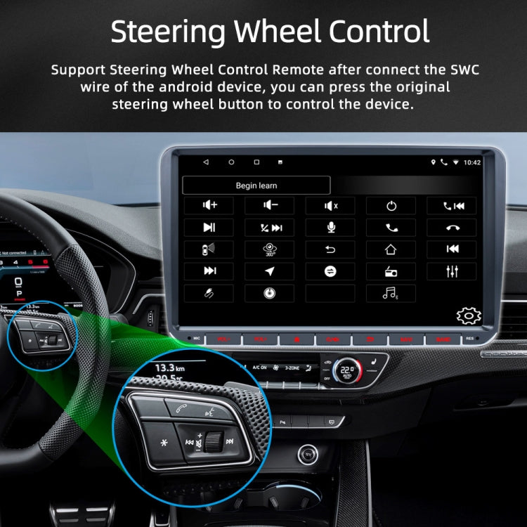 9 inch Android 11 WiFi GPS Car MP5 Player Support Phonelink / Bluetooth / FM Function, Style:without Reversing Camera