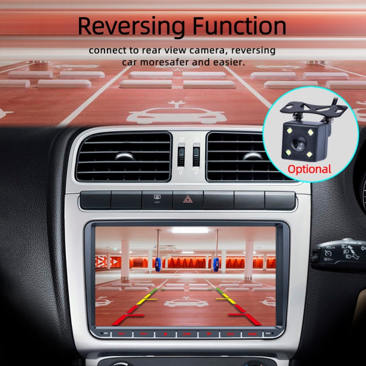 9 inch Android 11 WiFi GPS Car MP5 Player Support Phonelink / Bluetooth / FM Function, Style:with Reversing Camera
