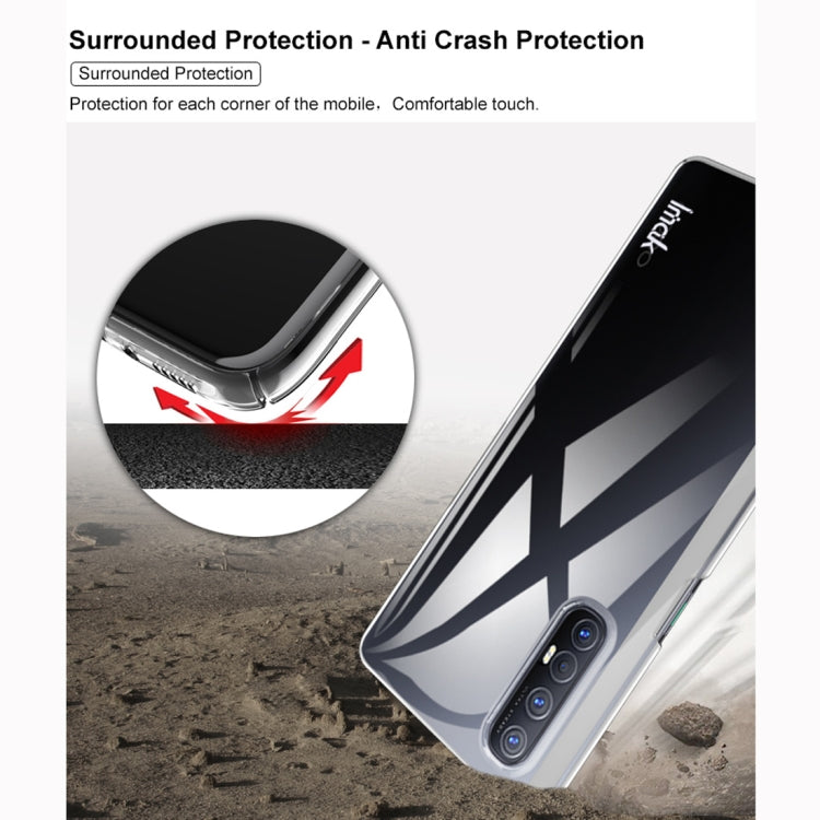 For OPPO Reno3 Pro 5G IMAK Wing II Wear-resisting Crystal Pro PC Protective Case