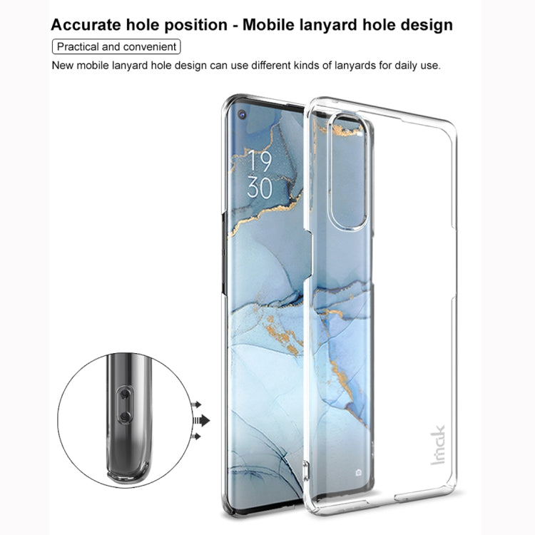For OPPO Reno3 Pro 5G IMAK Wing II Wear-resisting Crystal Pro PC Protective Case