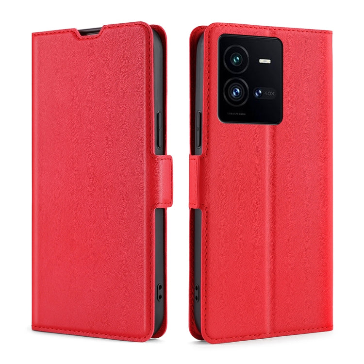 For vivo iQOO 10 Pro 5G Ultra-thin Voltage Side Buckle Leather Phone Case