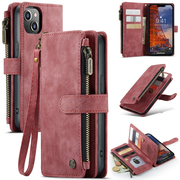 For iPhone 14 Plus CaseMe C30 Multifunctional Phone Leather Case