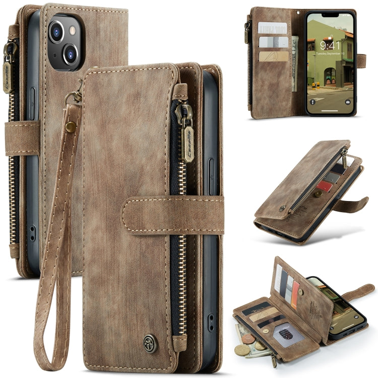 For iPhone 14 Plus CaseMe C30 Multifunctional Phone Leather Case