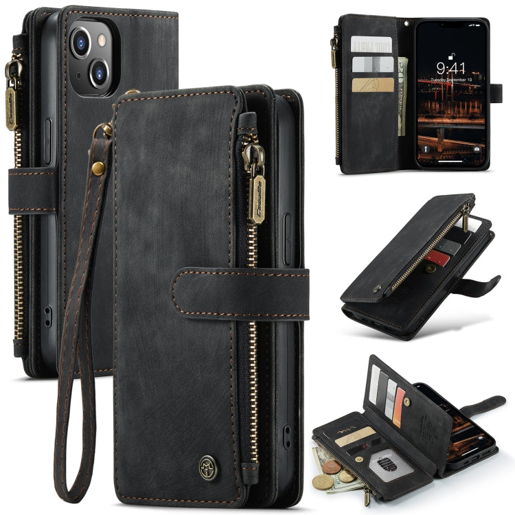 For iPhone 14 Plus CaseMe C30 Multifunctional Phone Leather Case