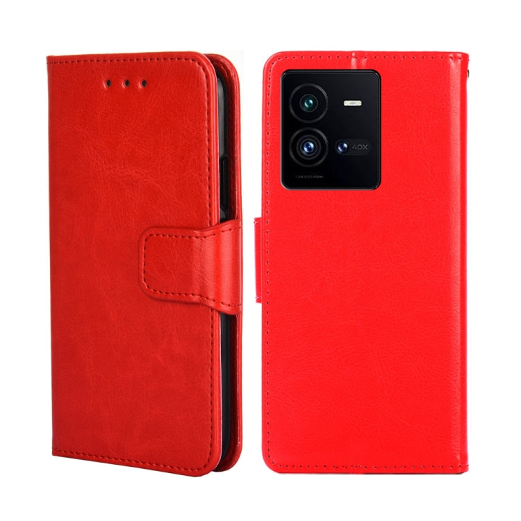 For vivo iQOO 10 Pro 5G Crystal Texture Horizontal Flip Leather Phone Case