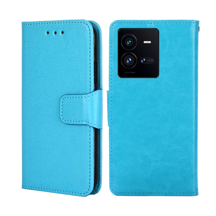 For vivo iQOO 10 Pro 5G Crystal Texture Horizontal Flip Leather Phone Case