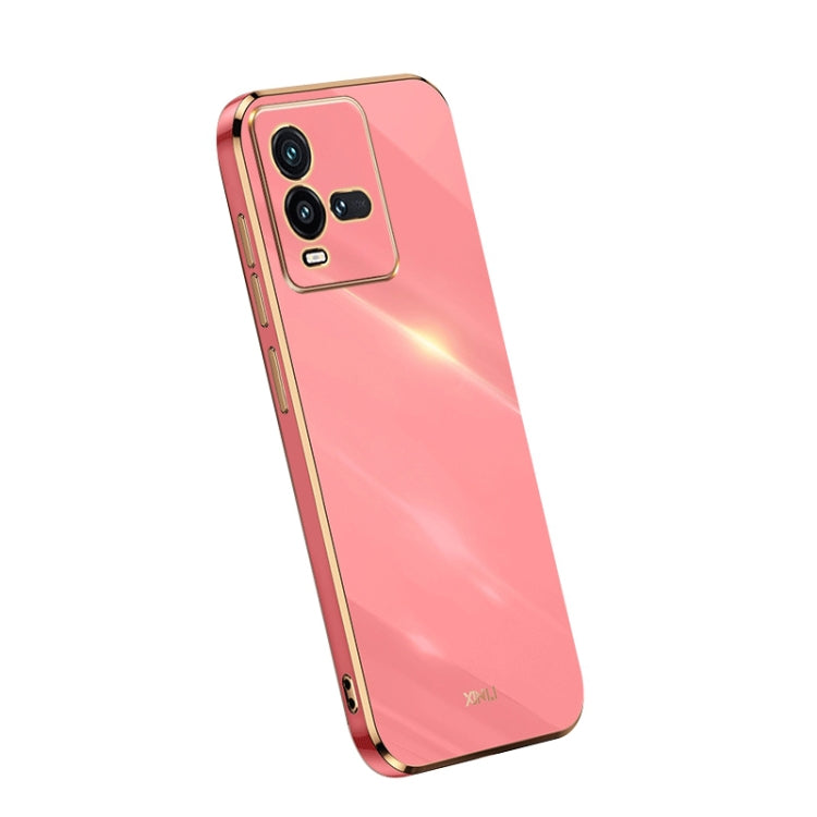 For vivo iQOO 10 XINLI Straight Edge 6D Electroplate TPU Phone Case