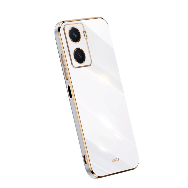 For vivo Y77 5G XINLI Straight Edge 6D Electroplate TPU Phone Case