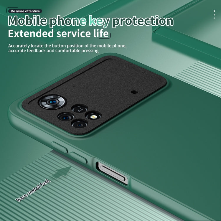 For Xiaomi Poco X4 Pro Lens Protection Skin Feel TPU Phone Case