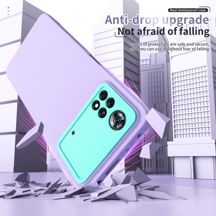 For Xiaomi Poco X4 Pro Lens Protection Skin Feel TPU Phone Case