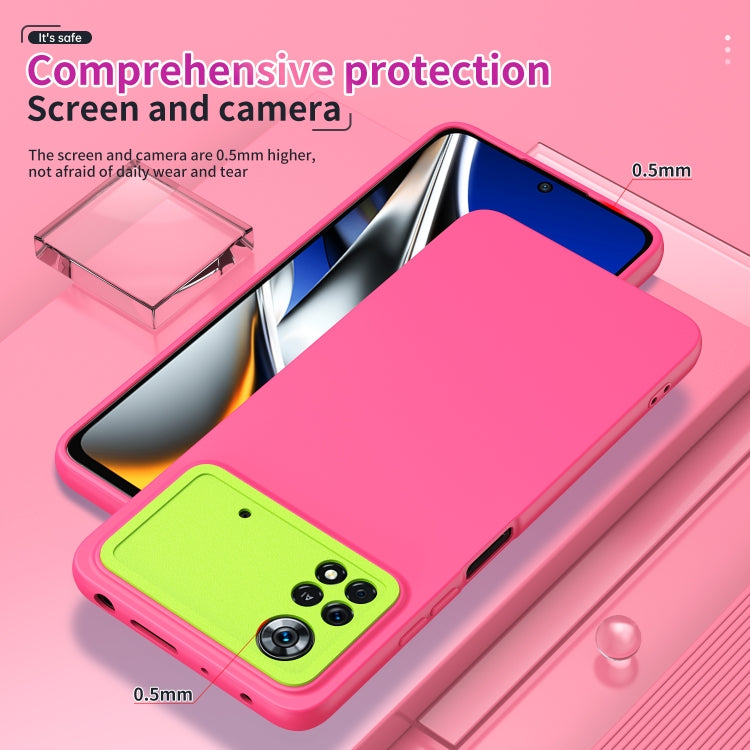 For Xiaomi Poco X4 Pro Lens Protection Skin Feel TPU Phone Case